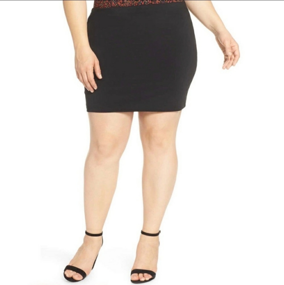 Leith Body-Con double Layer Mini skirt 3x